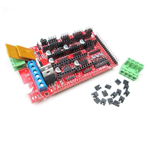 hiBCTR RAMPS 1.4: 3D Printer Control Board Reprap Shield for Arduino Mega 2560 & Pololu Drivers