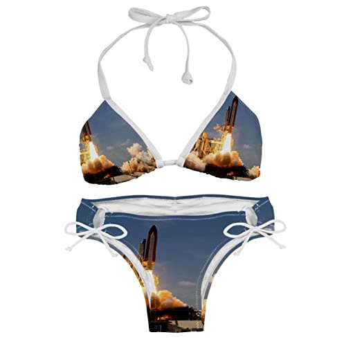 Bikini pour femme multicolore Grand Rocket Launch ensemble XXL pour célébrer votre beauté