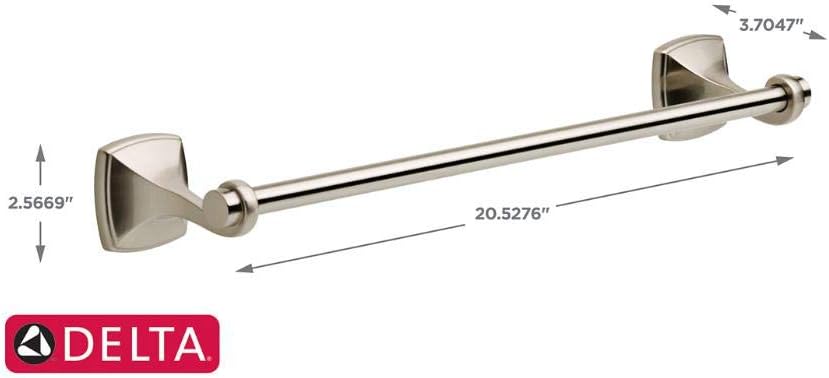 Delta Amaya 18 in. Towel Bar in Satin Nickel