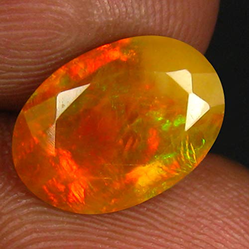 Opale arc-en-ciel véritable 1.58 ct cadeau d'exception pour passionnés - 2