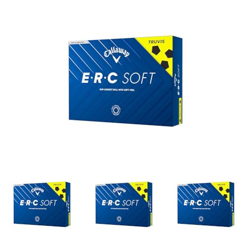 LEFC(Callaway) St{[ ERC SOFT 25 YLW TRUVIS 3s[X\ gD[rXECG[ (× 4)