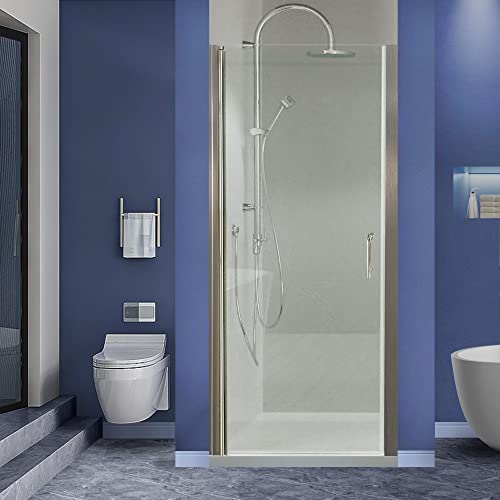 GroGro Frameless Bathroom Glass Shower Door