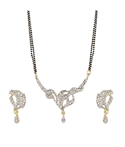 American Diamond Mangalsutra Set of 4