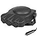 Car Heater Defogger Fan, Portable 30 Second Fast Heating Defrost Defogger Cooling Space 3-Outlet Plug in Cig Lighter Demister, 2 in 1 Automobile Windscreen Fan12V 200W Auto Ceramic Heater