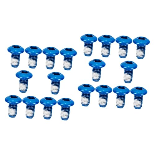 BESPORTBLE 2sets Brake Pad Screw Brake Pads Electric Bike Brake Disc Fixing Bolts Bicycle Supply Cycling Fixed Screws Bike Accessory Brake Disc Fixed Screws Bike Supply Stainless Steel 10pcs*2