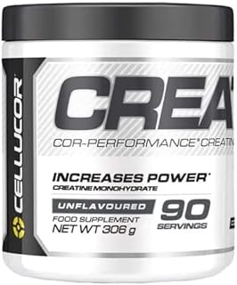 Cellucor Cor Performance Micronized Creatine Monohydrate Powder for Increased Absorption | Unflavoured | Amino Acid Nutritional Supplement | Vegan Creatine for Women and Men | 90 Servings | 306g