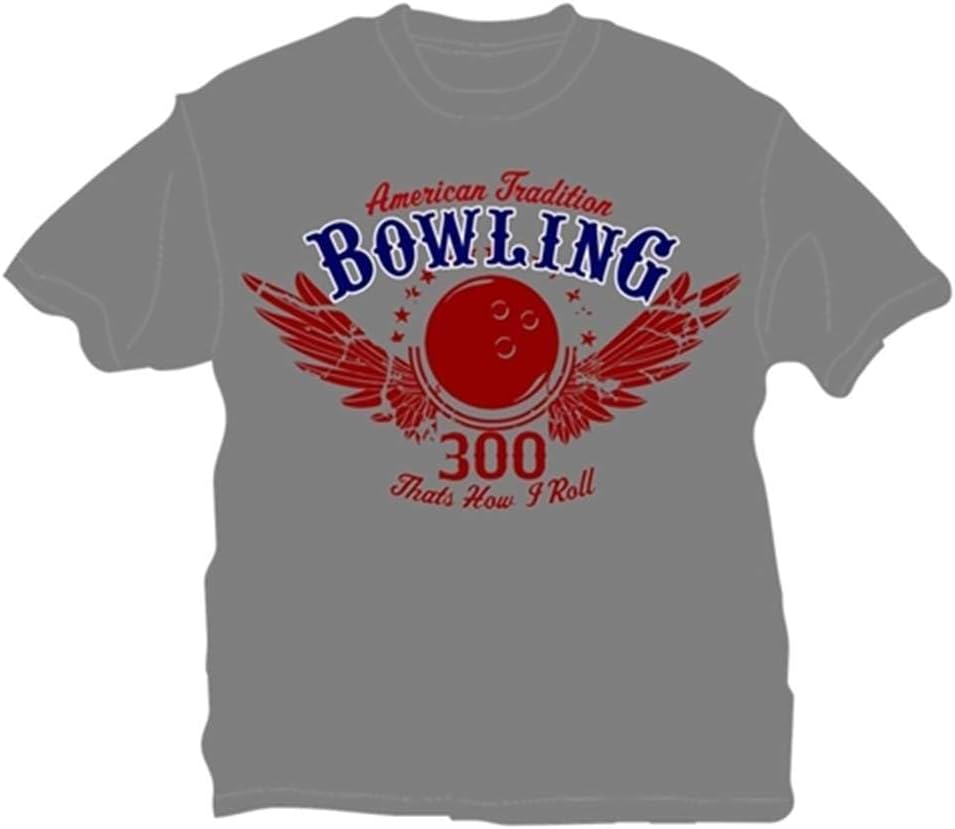 That's How I Roll Bowling T-Shirt - Gray XXX-Large