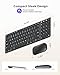 seenda Bluetooth Keyboard and Mouse for Mac, SKM64-2 Multi-Device Rechargeable Slim Wireless Keyboard Mouse Stainless Steel Full Size, Compatible with MacBook Pro/Air, iPad, Mac - Space Gray