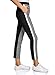 Produktbild oodji Ultra Damen Eng Zulaufende Hose mit Seitenstreifen, Schwarz, 38