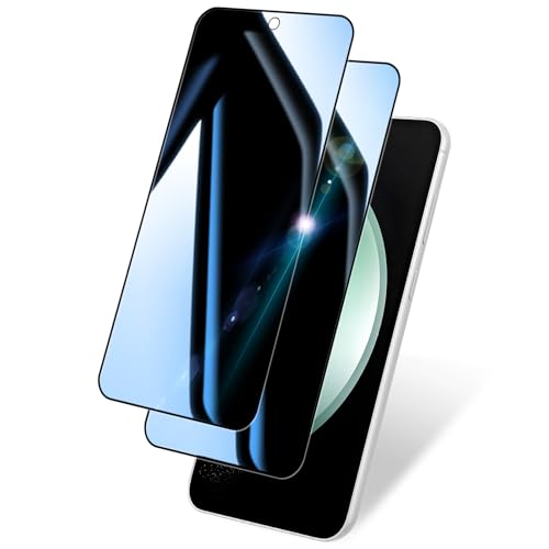 BSUWIN Privacy Screen Protector for Samsung Galaxy S23 FE/ A54 5G - 2 Pack Tempered Glass 9H Hardness Anti-Scratch & Easy Install