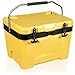 YELLOW JACKET 27 Quart Ice Cooler, Portable Ice Chest Hard Cooler Box with Retention Insulation and Heavy Duty Handle for Camping, Picnic, Beach, Drink, Beverage, Fishing,Yellow