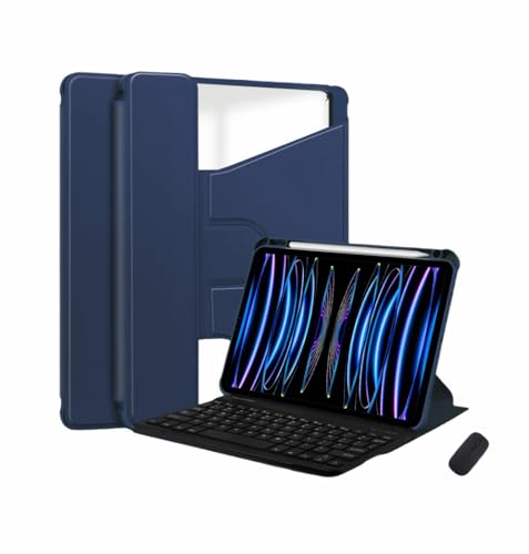Étui clavier iPad Air 13 pouces M2/M3 avec support stylet et protection fine amovible