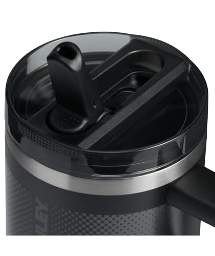 Image of STANLEY Quencher ProTour Flip Straw Tumbler with Leakproof Lid 20 oz | Built-In Straw and Handle | Cup Holder Compatible for Travel | Insulated Stainless Steel Cup | BPA-Free | Black Fade