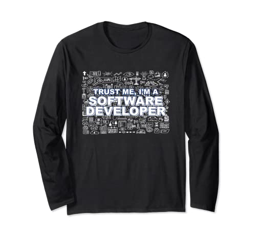 Programmer Computer Developer PC Nerd Software Engineer Manche Longue