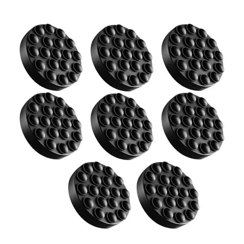 Almohadillas Antideslizantes para Muebles | Juego de 8 Sujetadores Antirrayaduras | Grips Antideslizantes de 5 cm para Muebles - para Alfombra Parquet Baldasín Sillón Mesa Cama Taburete Armario