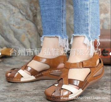 pedkit 2020 novos sapatos femininos de comércio exterior europeu e americano oco plus size slope sal