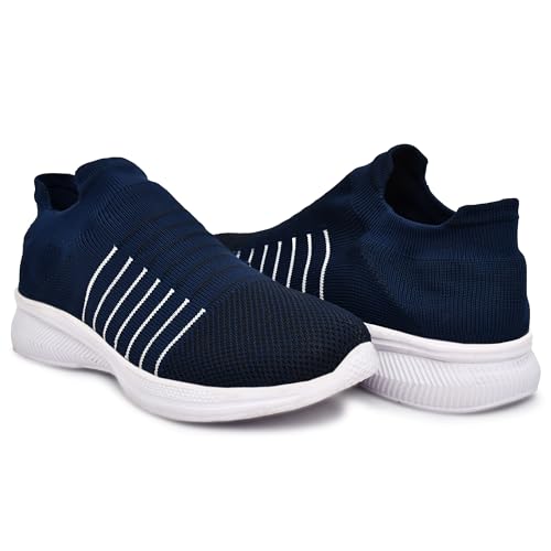 Image of STAPER Running Shoes for Men | Walking & Gym Shoes with Max Cushion Technology | Sneakers Slip On Moccasin Socks Shoes for Men