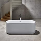 180x80x45 cm Bette BETTELUX Badewanne OVAL SILHOUETTE freistehend 180 x 80 x 45 cm weiß
