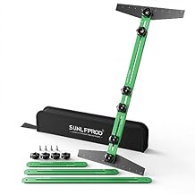 Stair Tread Template Tool - Solid Stair Tread Gauge Stair Jig Stair Measuring Tool Stair Gauge Jig Stairs Template Tool for Stair Step Scribe Tool Shelf Template Projects Green-Gray