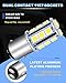 UNXMRFF 1157 LED Bulb White Brake Tail Light, 2057 2357 7528 BAY15D LED Bulbs Replacement for Car Camper Trailer Back Up Tail Brake Parking Daytime Running Lights, 6 Pack