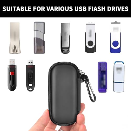 Image of USB Flash Drive Case, SD Card /Thumb Drive /Memory Cards Holder, Bag Only