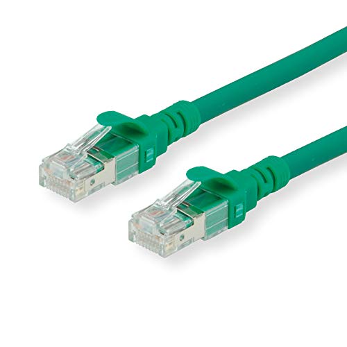 Preisvergleich Produktbild ROLINE S / FTP Patchkabel Kat6,LSOH,Comp.Lev, grün,10m