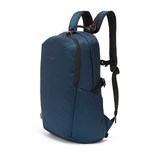 Pacsafe Vibe 25L Econyl Travel Anti Theft Pack - Fits 13 Inch Laptop, Econyl Ocean #TOP1
