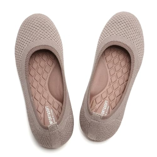 Women's Ballet Flats Classic Dressy Shoes Comfortable Foldable Walking Work Shoes with Arch Support3