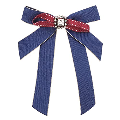 Veemoon Professional Bow Tie Pre-tied Bow Brooch Women's Fashion Cravat Decorative Neck Tie Suitable for Formal Events