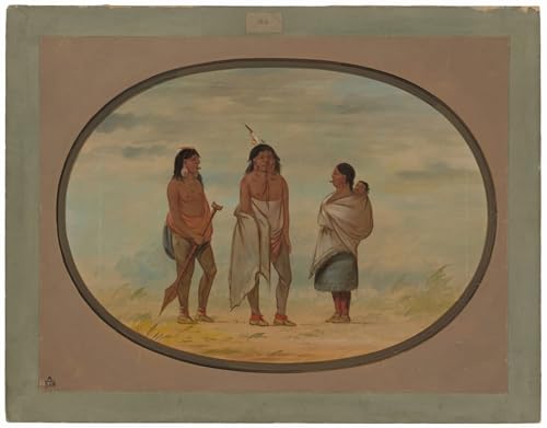 Impression Tableaux Peinture sur Toile Chef Indien George Catlin Décoration Chambre 60x90