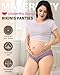 Intimate Portal Cotton Maternity Underwear Under the Bump Pregnancy Bikini Panties Women Postpartum Briefs 6 Pack Inspiration M