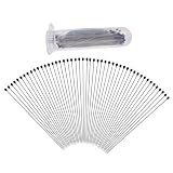 TINEASUR 100 Pcs Stainless Steel Dissection Pins for School and Entomology Specimen Collection in Silver