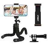 UTEBIT Flexible Phone Tripod with Phone Holder, 360°rotatable,Camera Tripod...