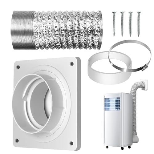 Ventilación De La Secadora - Fin Del Condensador De Aire Acondicionado Kamm Set | Placa De Conexión De Piezas De Repuesto Para Ventiladores De Aire De Escape | Conexión Establecida Para Placas De Mont