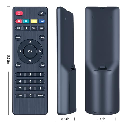 Télécommande de rechange pour mini vidéoprojecteurs Apeman LC350 régler panne bouton