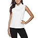 AIRIKE Golf Polo Shirts for Women Sleeveless Summer Sports Athletic Fashionable Workwear-Quick Dry Womens Tank Tops (White, XX-Large)