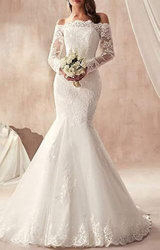 Lace Wedding Dresses for Bride 2024 V Neck Appliques Beaded Boho Bridal Gown4