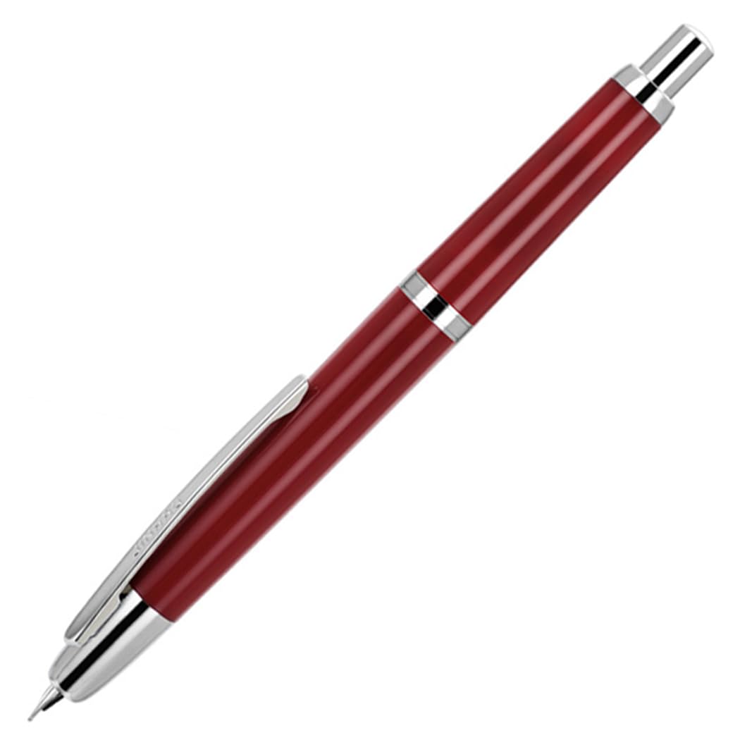 Ranvi Jinhao 20 Press Retractable Fountain Pen,Extra Fine Nib with Ink Converter Set(Silver Clip Red)