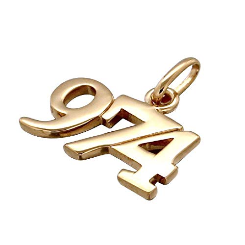Pendentif département 974 en plaqué or, le bijou idéal pour sublimer votre style au quotidien.