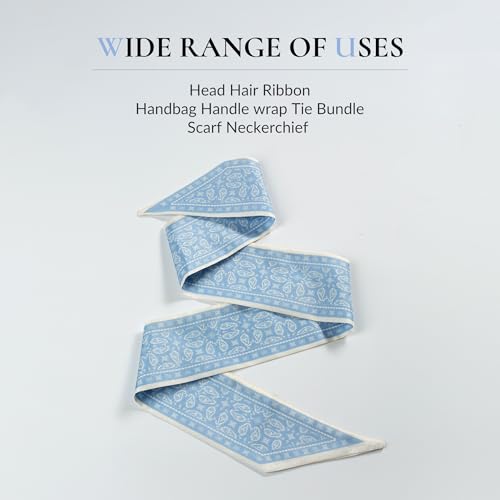Fashion Scarves for Women, Multi Function Ladies Scarves, Headbands Satin Scarf for Bag Hair Accessories3