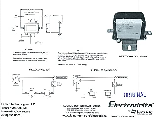 Overvoltage Sensor, 28v OS75-28 miniatura 2