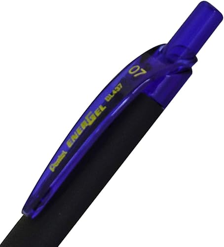 Miniatura 10 de Pentel EnerGel Kuro - Bolígrafo de gel líquido, (punta de 132 pulgadas - 0.7 mm) línea media, tinta roja, paquete de 12 (BL437R1-B)