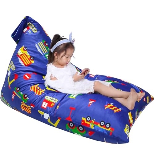 La mejor comparación de Muebles galeria - solo los mejores. 34 Jorbest - Puf de almacenamiento de animales de peluche, bonita excavadora, funda para silla para niños y adultos, fundas de puf de terciopelo de lujo solo sin relleno, (200 L/52...