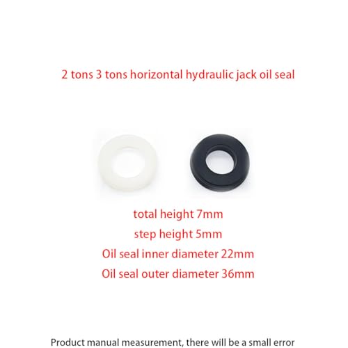 1 Pair 2 Tons 3 Tons Horizontal Hydraulic Jack Oil Seal Sealing Ring Soft Rubber Oil Seal Jack Repair Parts?36 * 22mm?
