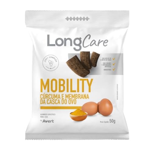 Petisco Natural Para Cães LongCare Mobility Cúrcuma Avert 50g
