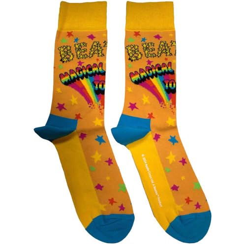 Rock Off officially licensed products The Beatles Magical Mystery Tour Ankle Socks Size One Size - Les Beatles, Paul McCartney, John Lennon, RIngo Starr, George Harrison Rock Off officially licensed products The Beatles Magical Mystery Tour Ankle Socks Size One Size