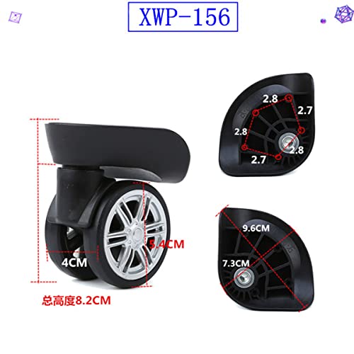 Replacement Luggage Wheel Repair Suitcase Bag Parts Spinner Wheels Casters for Travel Customs Box BJ-D1562