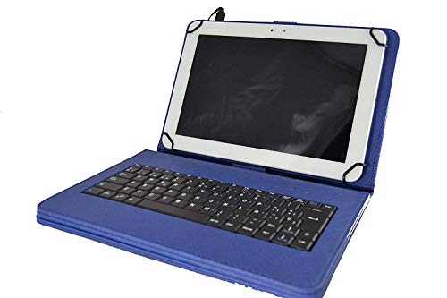 theoutlettablet® Funda con Teclado extraíble en español (Incluye Letra Ñ) para Tablet Lenovo...