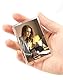 QWORK® 100 Stück Mini Magnetisch Bilderrahmen für Fotos 7 x 4,5 cm, Klares Acryl Bilderrahmen für Kühlschrank Hochzeiten Parteien