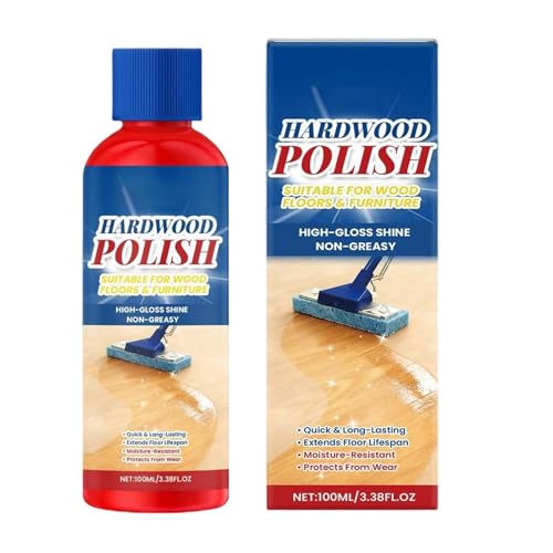 Wood Floor Polisher - 100ml Multi-Functional Liquid, Brightening Moisture Protection, Hardwood Stain Remover, Furniture Scratch 